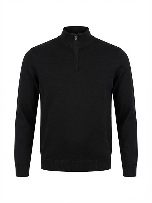 Dark grey wool turtleneck jumper