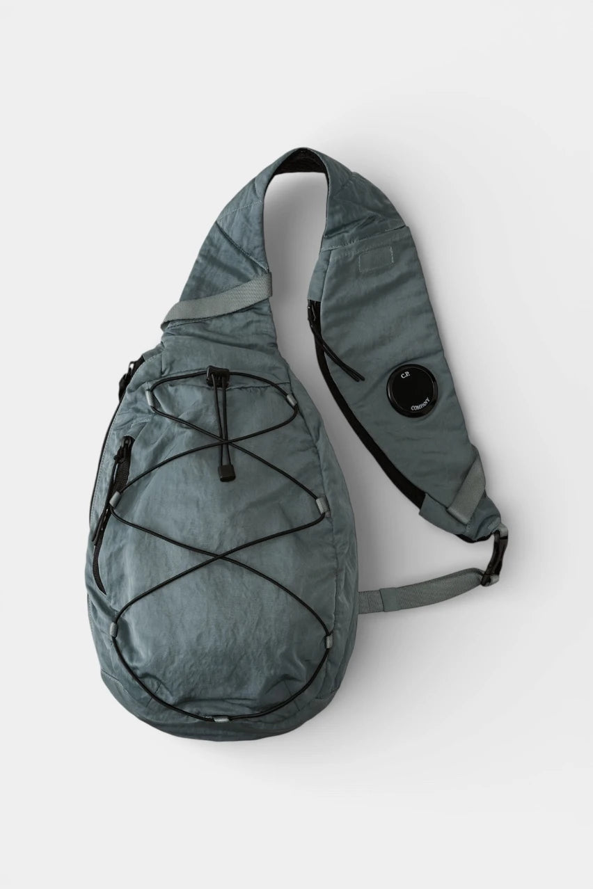 Blue nylon bag