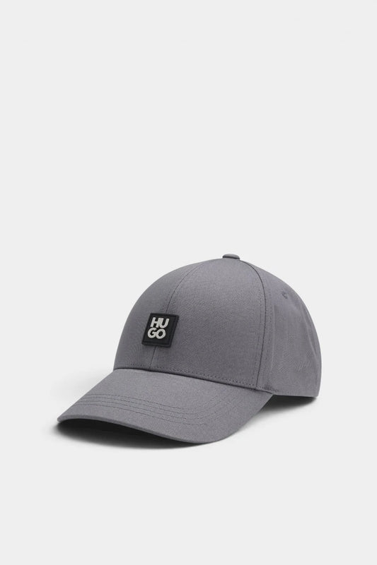 Jake-ME grey cotton twill cap