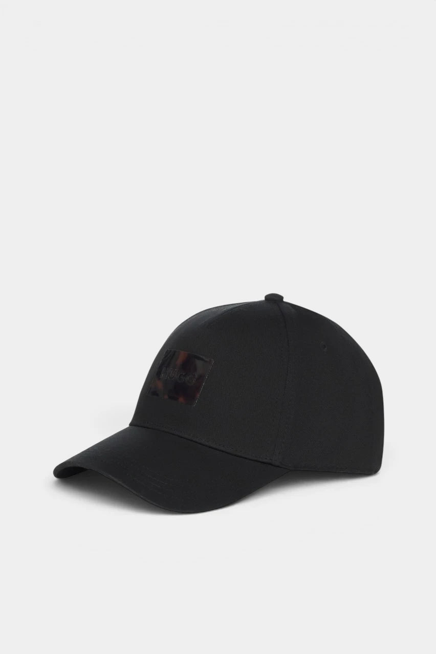 Jude-SL black cap with logo patch