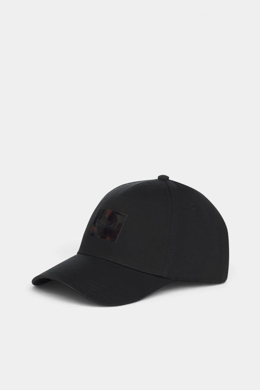 Jude-SL black cap with logo patch