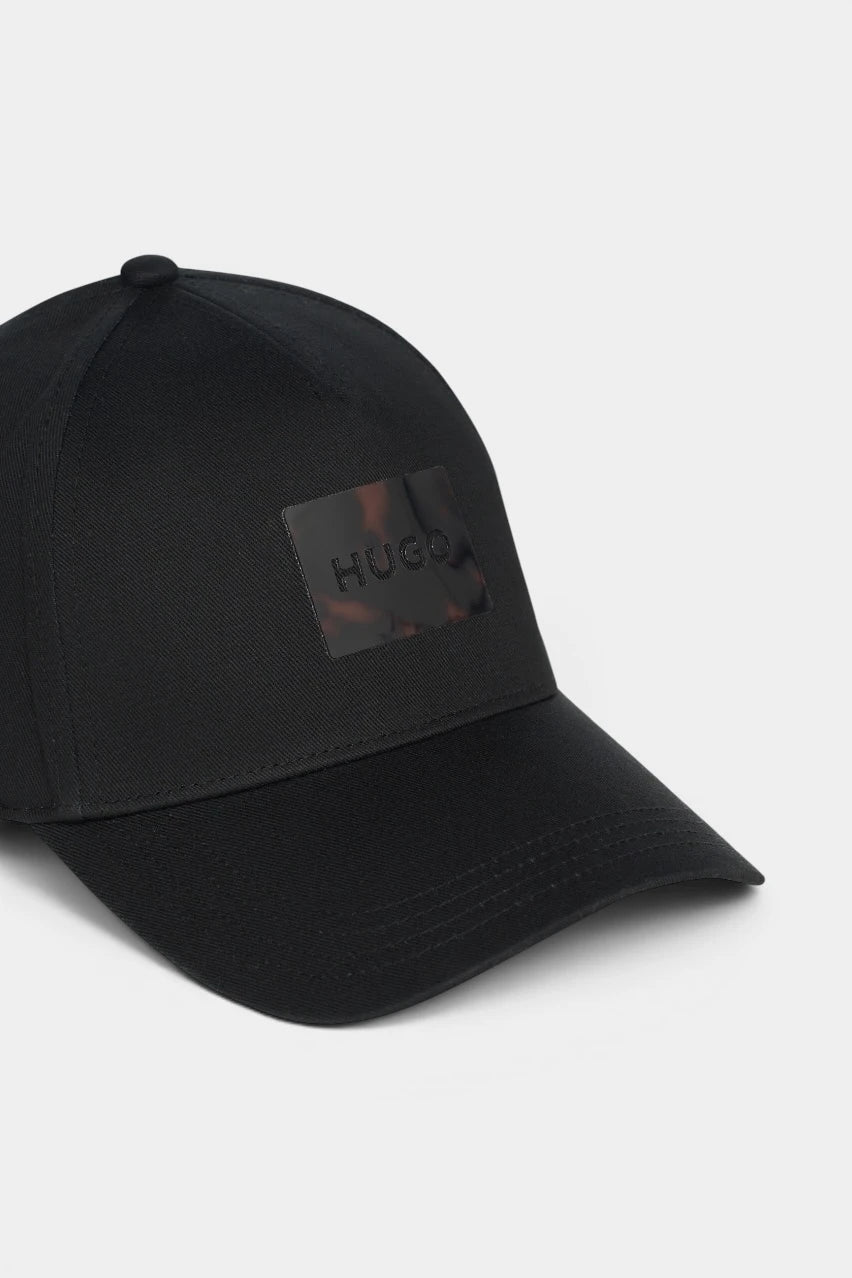 Jude-SL black cap with logo patch