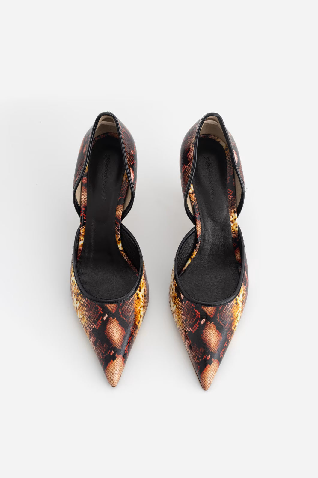ESME shoes – brown and black reptile print