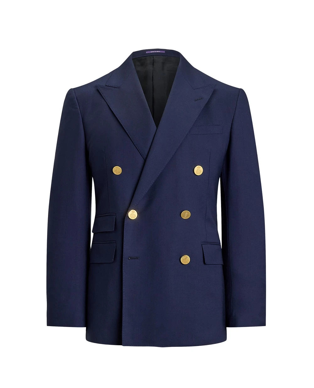 Handmade double-breasted wool jacket by Gregory